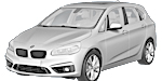 BMW F45 B1D23 Fault Code